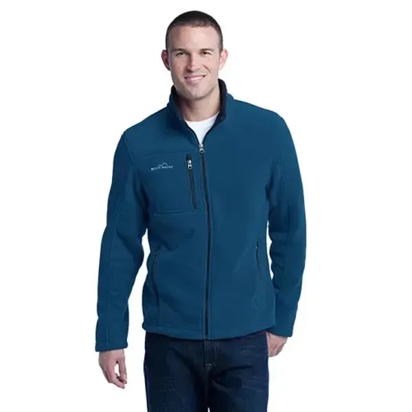 Eddie Bauer Full Zip Fleece Jacket - Dark/All - Eddie Bauer Full Zip Fleece Jacket - Dark/All - Image 4 of 14