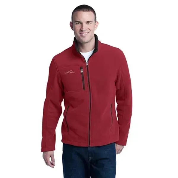 Eddie Bauer Full Zip Fleece Jacket - Dark/All - Eddie Bauer Full Zip Fleece Jacket - Dark/All - Image 1 of 14