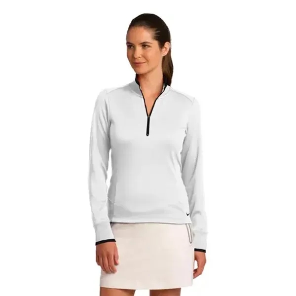 Nike Golf Ladies Dri-FIT 1/2-Zip Cover-Up - Nike Golf Ladies Dri-FIT 1/2-Zip Cover-Up - Image 2 of 8