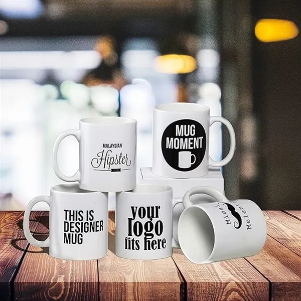 11oz  Ceramic Sublimation Mugs Blank Coffee Cup - 11oz  Ceramic Sublimation Mugs Blank Coffee Cup - Image 3 of 5