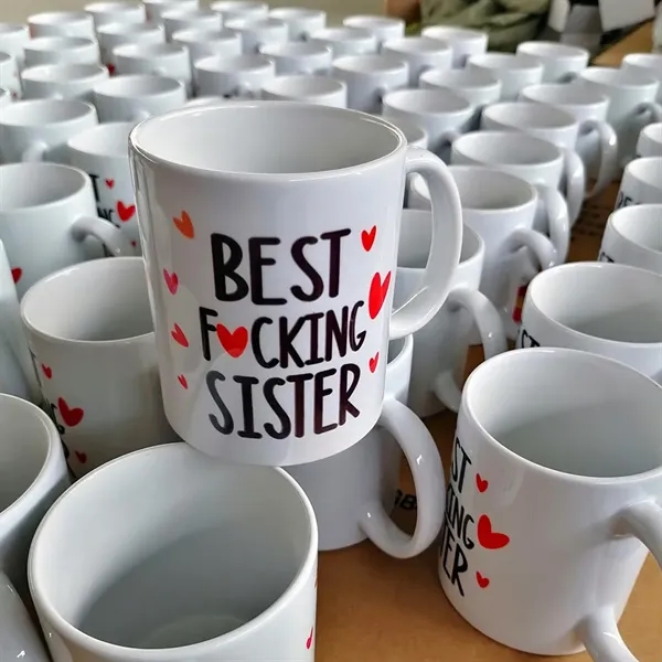 11oz  Ceramic Sublimation Mugs Blank Coffee Cup - 11oz  Ceramic Sublimation Mugs Blank Coffee Cup - Image 5 of 5