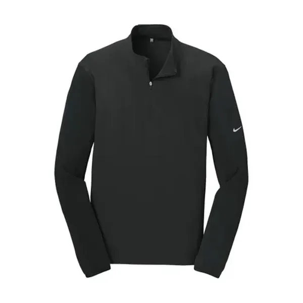 Nike Golf Dri-FIT Fabric Mix 1/2-Zip Cover-Up - Dark/All - Nike Golf Dri-FIT Fabric Mix 1/2-Zip Cover-Up - Dark/All - Image 12 of 14