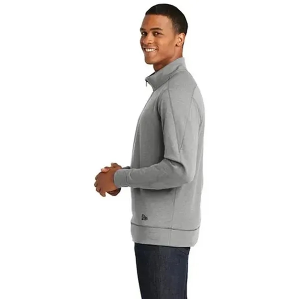 New Era Tri-Blend Fleece 1/4-Zip Pullover - Dark/All - New Era Tri-Blend Fleece 1/4-Zip Pullover - Dark/All - Image 1 of 6