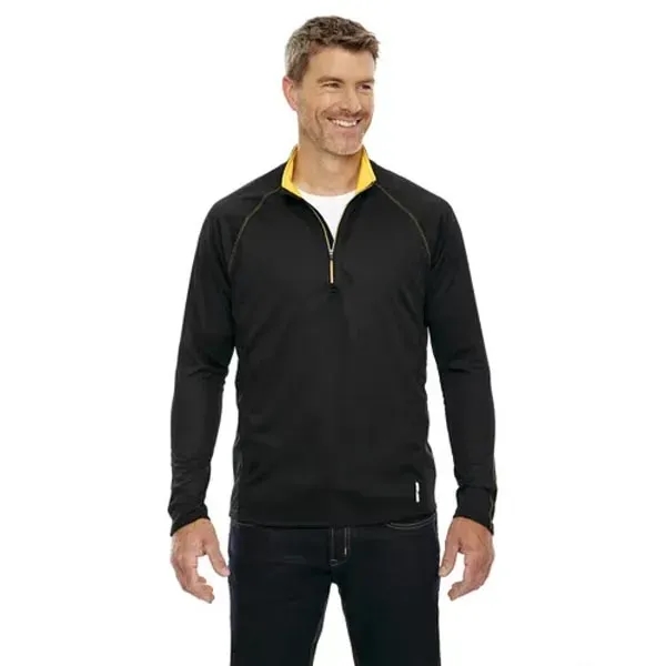 Ash City Men's Radar Half-Zip Performance Long-Sleeve Top - Ash City Men's Radar Half-Zip Performance Long-Sleeve Top - Image 8 of 9