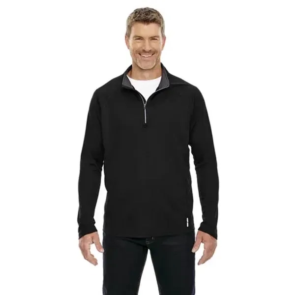 Ash City Men's Radar Half-Zip Performance Long-Sleeve Top - Ash City Men's Radar Half-Zip Performance Long-Sleeve Top - Image 7 of 9