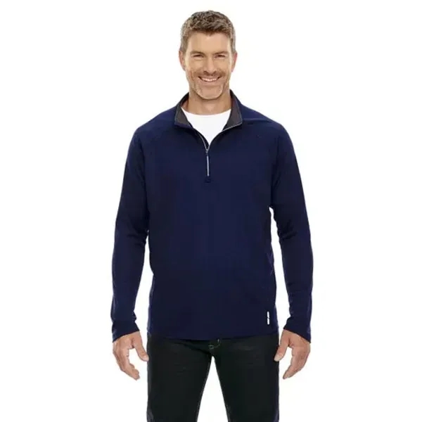 Ash City Men's Radar Half-Zip Performance Long-Sleeve Top - Ash City Men's Radar Half-Zip Performance Long-Sleeve Top - Image 6 of 9