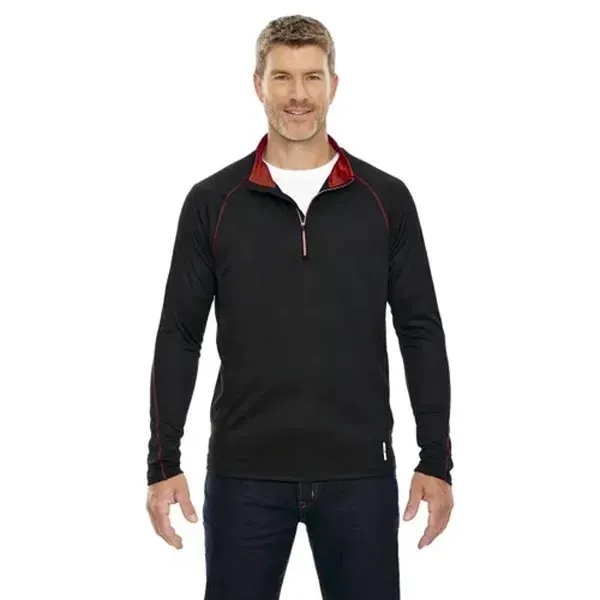 Ash City Men's Radar Half-Zip Performance Long-Sleeve Top - Ash City Men's Radar Half-Zip Performance Long-Sleeve Top - Image 5 of 9