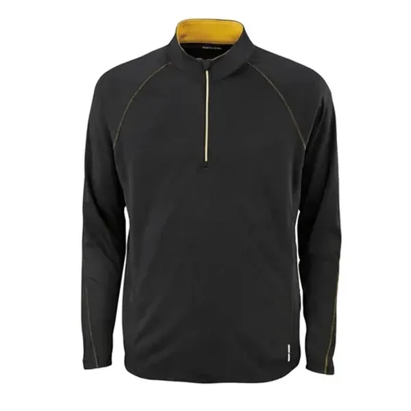 Ash City Men's Radar Half-Zip Performance Long-Sleeve Top - Ash City Men's Radar Half-Zip Performance Long-Sleeve Top - Image 3 of 9