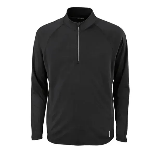 Ash City Men's Radar Half-Zip Performance Long-Sleeve Top - Ash City Men's Radar Half-Zip Performance Long-Sleeve Top - Image 2 of 9
