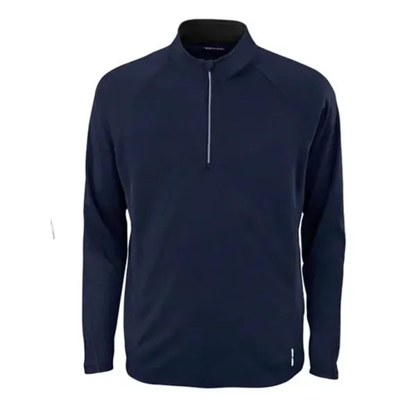 Ash City Men's Radar Half-Zip Performance Long-Sleeve Top - Ash City Men's Radar Half-Zip Performance Long-Sleeve Top - Image 1 of 9