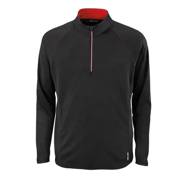 Ash City Men's Radar Half-Zip Performance Long-Sleeve Top - Ash City Men's Radar Half-Zip Performance Long-Sleeve Top - Image 9 of 9