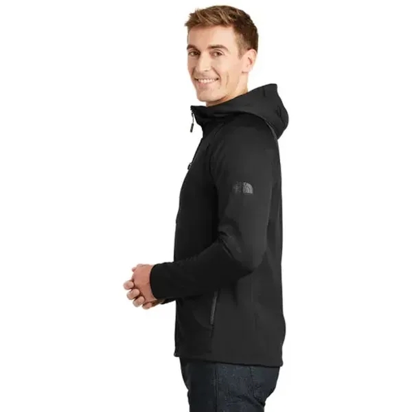 The North Face Canyon Flats Fleece Hooded Jacket- Dark/All - The North Face Canyon Flats Fleece Hooded Jacket- Dark/All - Image 3 of 6