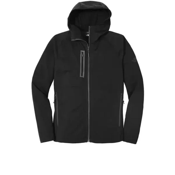 The North Face Canyon Flats Fleece Hooded Jacket- Dark/All - The North Face Canyon Flats Fleece Hooded Jacket- Dark/All - Image 2 of 6