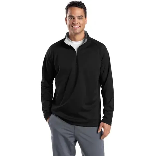 Sport-Tek Sport-Wick Quarter-Zip Fleece Pullover - Dark/All - Sport-Tek Sport-Wick Quarter-Zip Fleece Pullover - Dark/All - Image 0 of 6