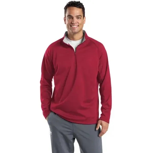 Sport-Tek Sport-Wick Quarter-Zip Fleece Pullover - Dark/All - Sport-Tek Sport-Wick Quarter-Zip Fleece Pullover - Dark/All - Image 1 of 6