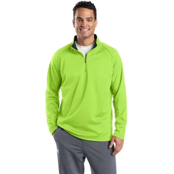 Sport-Tek Sport-Wick Quarter-Zip Fleece Pullover - Dark/All - Sport-Tek Sport-Wick Quarter-Zip Fleece Pullover - Dark/All - Image 6 of 6