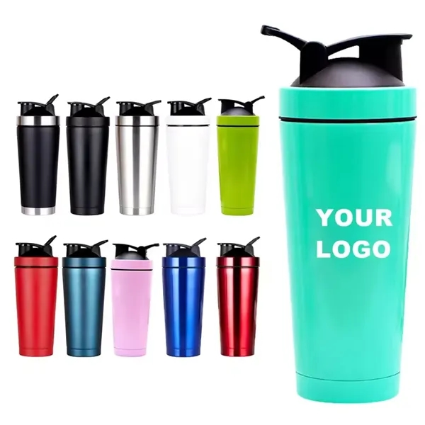 25oz Stainless Steel Blender Shaker Tumbler - 25oz Stainless Steel Blender Shaker Tumbler - Image 1 of 4