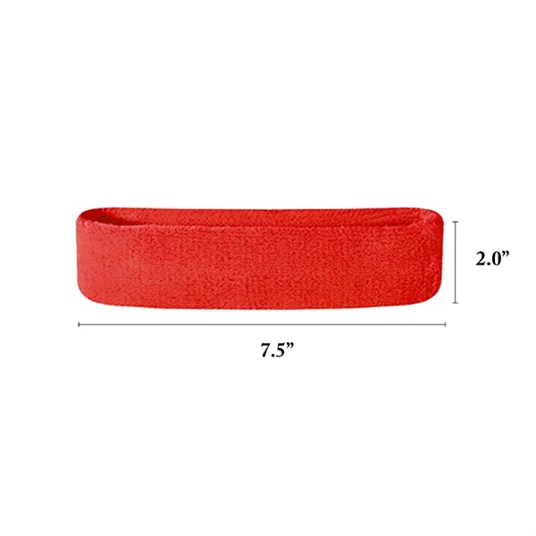 Embroidered Sports Headband - Embroidered Sports Headband - Image 1 of 9