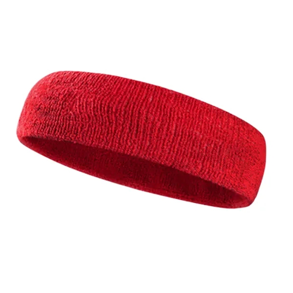 Embroidered Sports Headband - Embroidered Sports Headband - Image 6 of 9