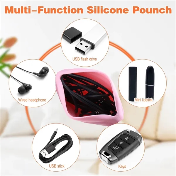 Silicone Headphone Organizer - Silicone Headphone Organizer - Image 2 of 5