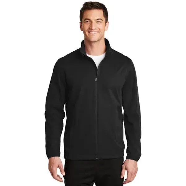 Port Authority Active Soft Shell Jacket - Dark/All - Port Authority Active Soft Shell Jacket - Dark/All - Image 11 of 14