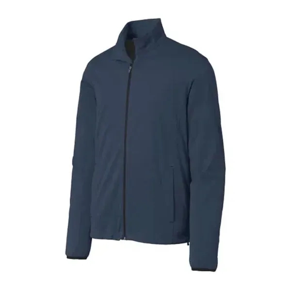 Port Authority Active Soft Shell Jacket - Dark/All - Port Authority Active Soft Shell Jacket - Dark/All - Image 9 of 14