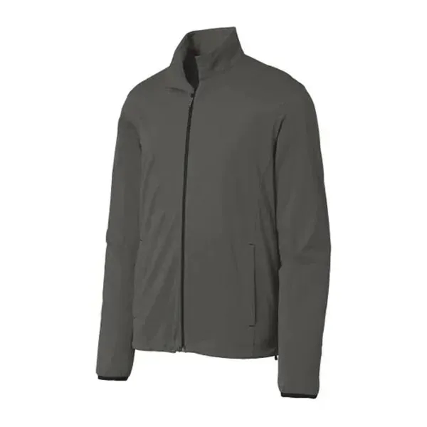 Port Authority Active Soft Shell Jacket - Dark/All - Port Authority Active Soft Shell Jacket - Dark/All - Image 6 of 14