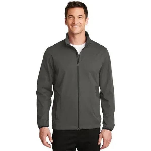 Port Authority Active Soft Shell Jacket - Dark/All - Port Authority Active Soft Shell Jacket - Dark/All - Image 5 of 14
