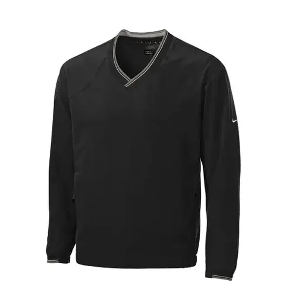 Nike Golf V-Neck Wind Shirt - Dark/All - Nike Golf V-Neck Wind Shirt - Dark/All - Image 5 of 7