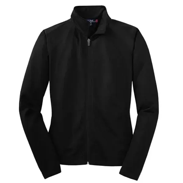 Sport-Tek Ladies Tricot Track Jacket - Dark/All - Sport-Tek Ladies Tricot Track Jacket - Dark/All - Image 7 of 11