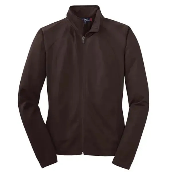 Sport-Tek Ladies Tricot Track Jacket - Dark/All - Sport-Tek Ladies Tricot Track Jacket - Dark/All - Image 4 of 11