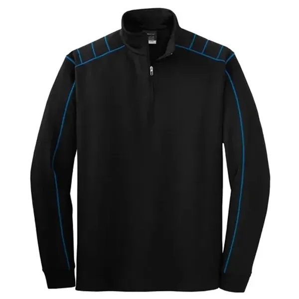 Nike Golf Dri-Fit Half-Zip Cover-Up - Dark/All - Nike Golf Dri-Fit Half-Zip Cover-Up - Dark/All - Image 4 of 5