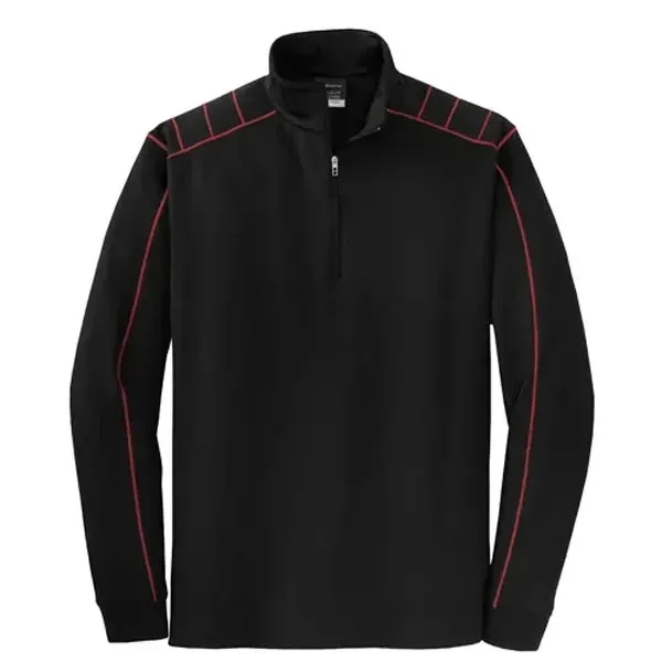 Nike Golf Dri-Fit Half-Zip Cover-Up - Dark/All - Nike Golf Dri-Fit Half-Zip Cover-Up - Dark/All - Image 3 of 5