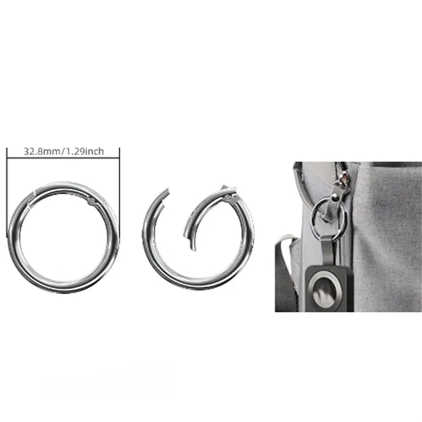 800mAh Portable Watch Wireless Power Bank with Keychain - 800mAh Portable Watch Wireless Power Bank with Keychain - Image 3 of 5