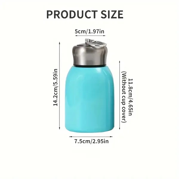10 Oz Stainless Steel Flask Water Bottle - 10 Oz Stainless Steel Flask Water Bottle - Image 1 of 5