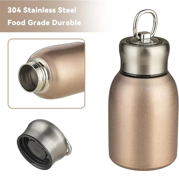 10 Oz Stainless Steel Flask Water Bottle - 10 Oz Stainless Steel Flask Water Bottle - Image 3 of 5