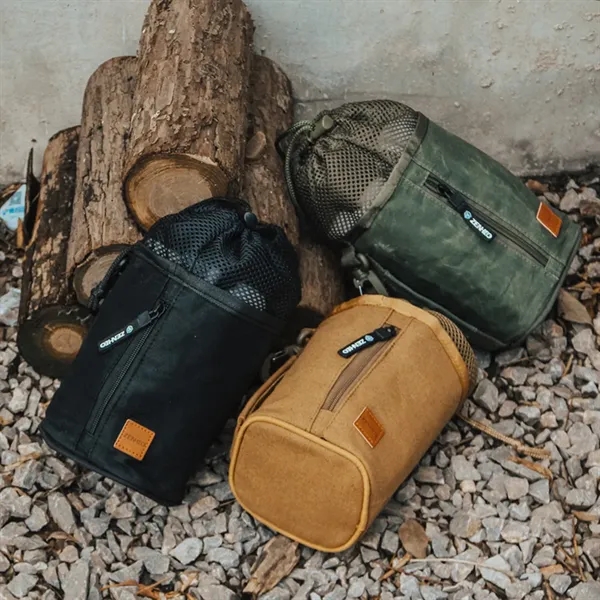 Canvas Portable Pocket Water Bottle Holder - Canvas Portable Pocket Water Bottle Holder - Image 1 of 5