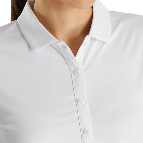 FootJoy Women's Solid Lisle Polo - FootJoy Women's Solid Lisle Polo - Image 2 of 9