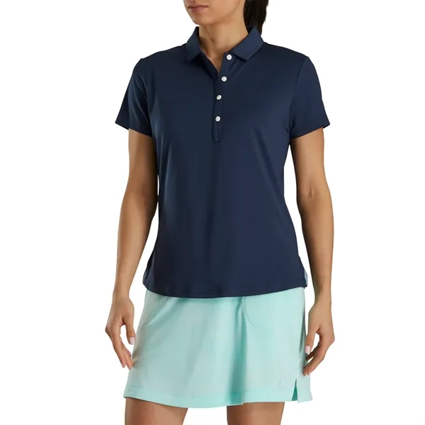 FootJoy Women's Solid Lisle Polo - FootJoy Women's Solid Lisle Polo - Image 6 of 9