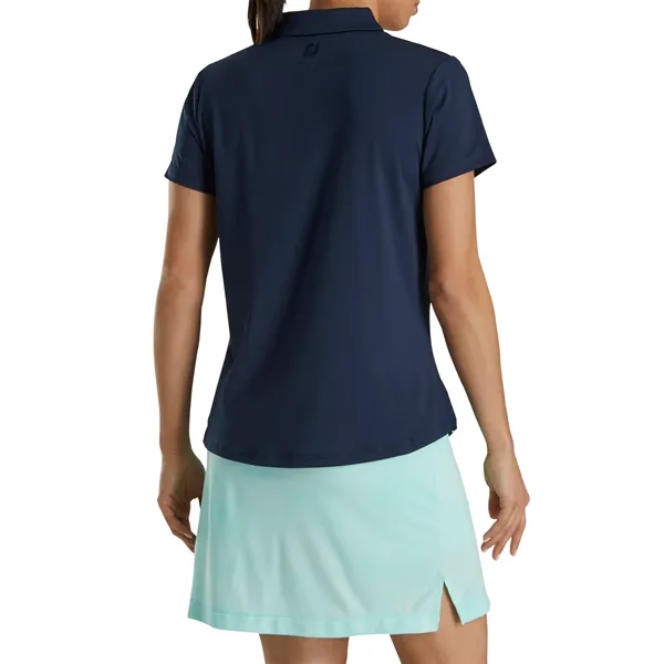 FootJoy Women's Solid Lisle Polo - FootJoy Women's Solid Lisle Polo - Image 7 of 9