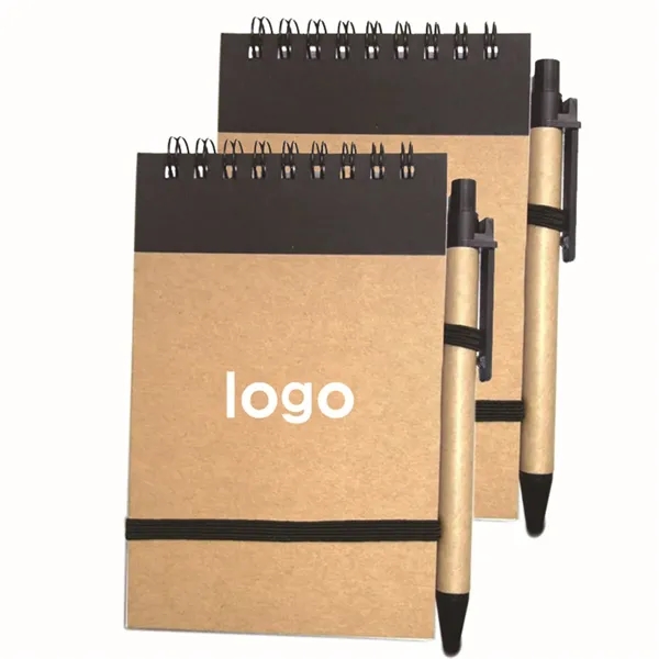 Recyclable Spiral Small Notebooks Pack - Recyclable Spiral Small Notebooks Pack - Image 0 of 3