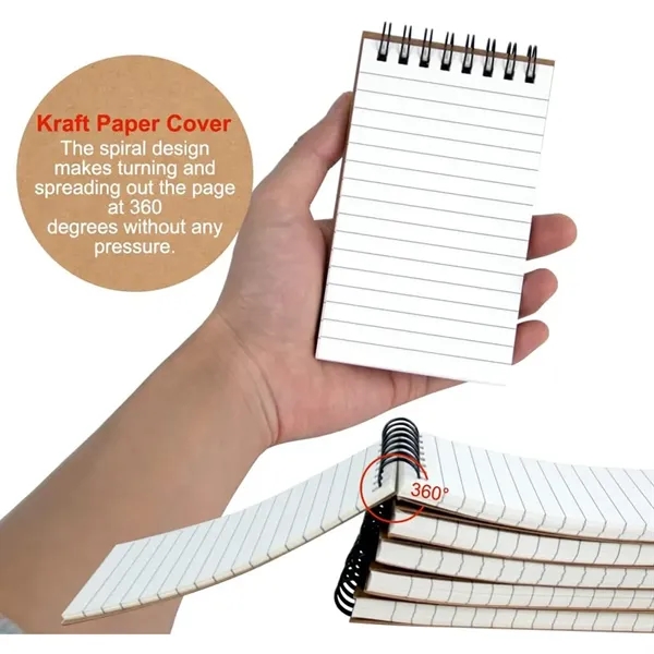 Recyclable Spiral Small Notebooks Pack - Recyclable Spiral Small Notebooks Pack - Image 3 of 3