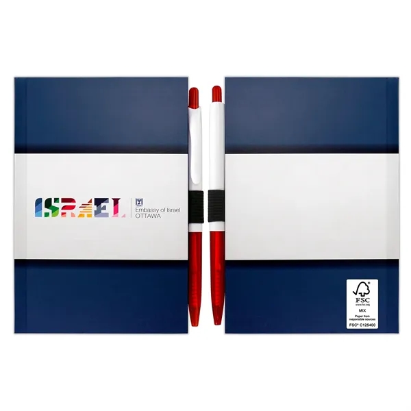 4" x 6" Perfect Paper Cover Notebook with Pen - 4" x 6" Perfect Paper Cover Notebook with Pen - Image 2 of 20