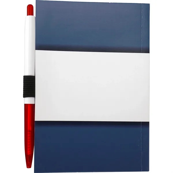 4" x 6" Perfect Paper Cover Notebook with Pen - 4" x 6" Perfect Paper Cover Notebook with Pen - Image 3 of 20