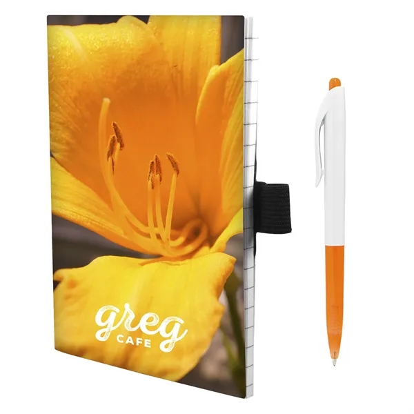 4" x 6" Perfect Paper Cover Notebook with Pen - 4" x 6" Perfect Paper Cover Notebook with Pen - Image 12 of 20