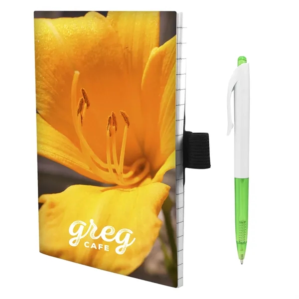 4" x 6" Perfect Paper Cover Notebook with Pen - 4" x 6" Perfect Paper Cover Notebook with Pen - Image 14 of 20
