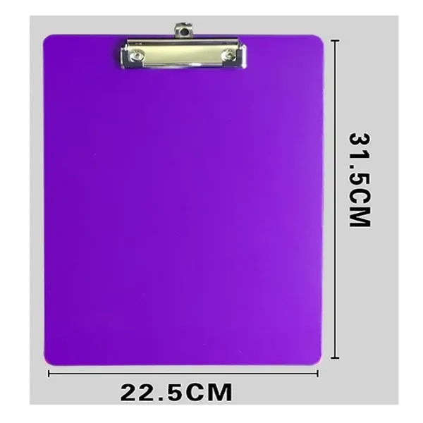 Plastic Clipboard Transparent Color Letter Size - Plastic Clipboard Transparent Color Letter Size - Image 4 of 5