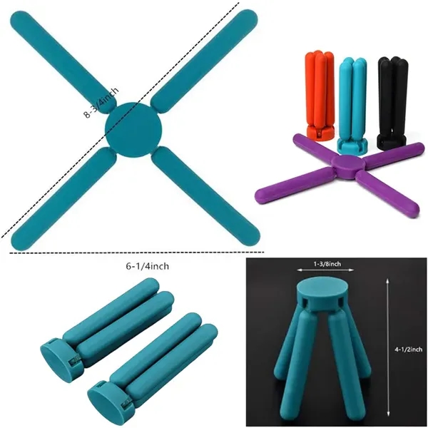 Collapsible Cross Silicone Potholder - Collapsible Cross Silicone Potholder - Image 1 of 1