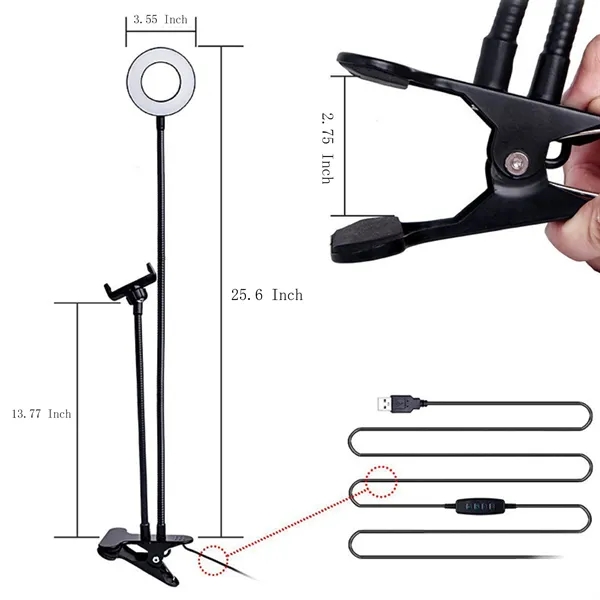 Ring Light with Phone Holder - Ring Light with Phone Holder - Image 10 of 10