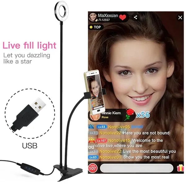 Ring Light with Phone Holder - Ring Light with Phone Holder - Image 6 of 10